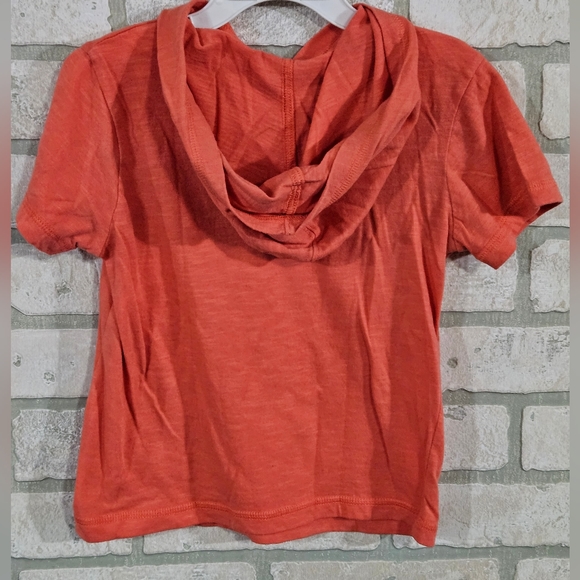 Okie Dokie Kids Graphic Short Sleeve Pullover Hoodie- Size 5T - Picture 3 of 4